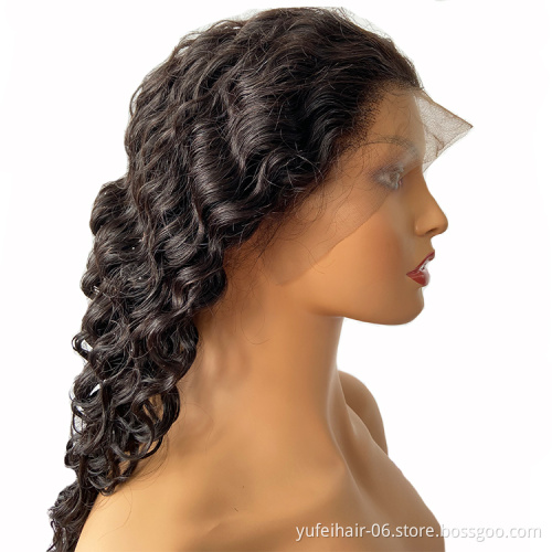 2021 Hot Selling Wholesale Free Shipping Cuticle Aligned Unprocessed Brazilian Hair Virgin Human Hair Full Lace Wigs